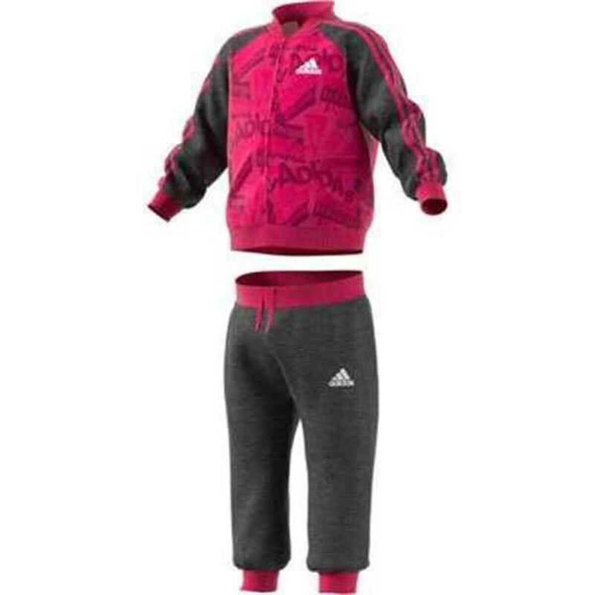 Adidas Trainingsanzug Für Babys Adidas I Bball Jog Ft Rosa Schwarz Bunt