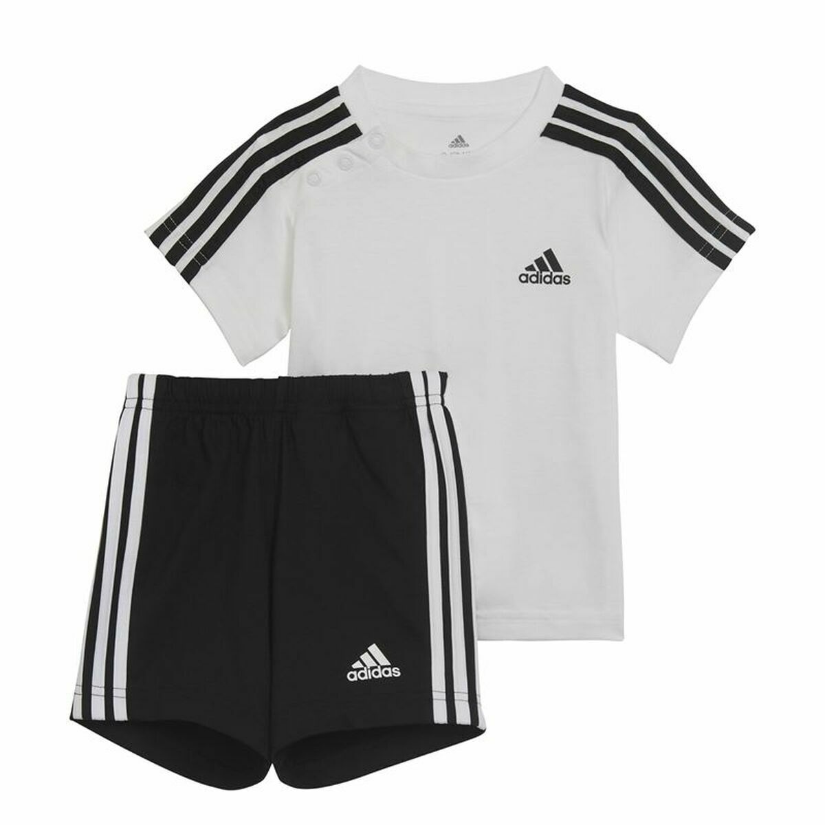 Adidas Baby-Sportset Adidas Three Stripes Schwarz Weiß