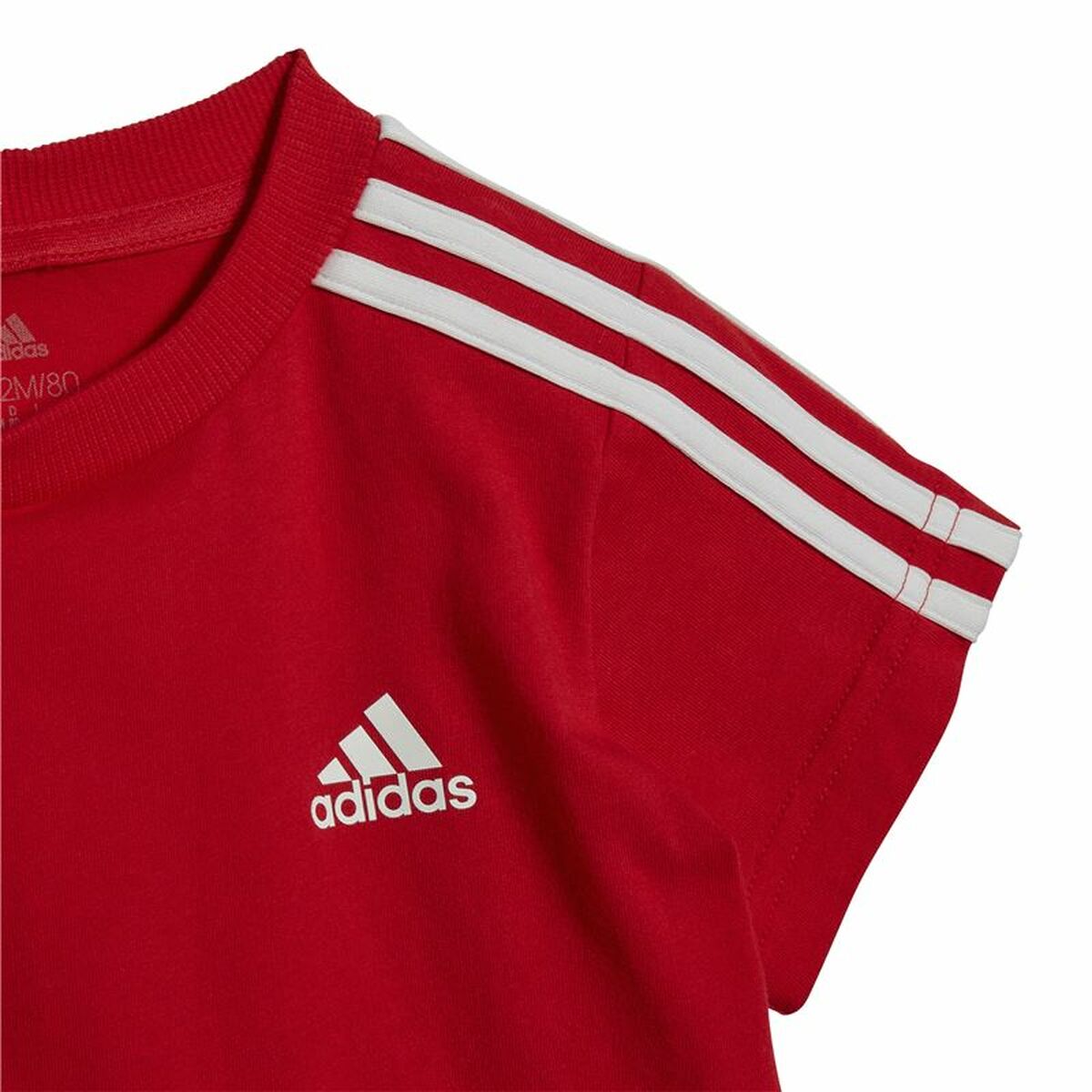 Adidas Baby-Sportset Adidas Three Stripes Rot