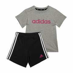 Adidas Baby-Sportset Adidas Essentials Lineage Dunkelgrau