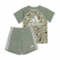 Adidas Baby-Sportset Adidas Bunt Tarnfarbe Dinosaurier