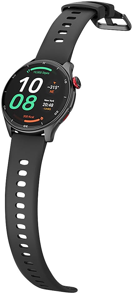 Newgen Medicals Smartwatch Damen Android: Premium-GPS-Fitness-&-Fashion-Smartwatch, AMOLED-Display, Freisprechen (Smartwatch mit Telefonfunktion, GPS-Multisport-Smartwatch)