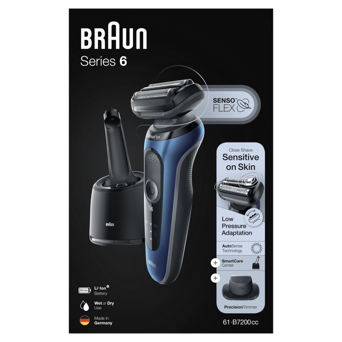 Braun Elektrischer Rasierapparat Braun Braun Series 6