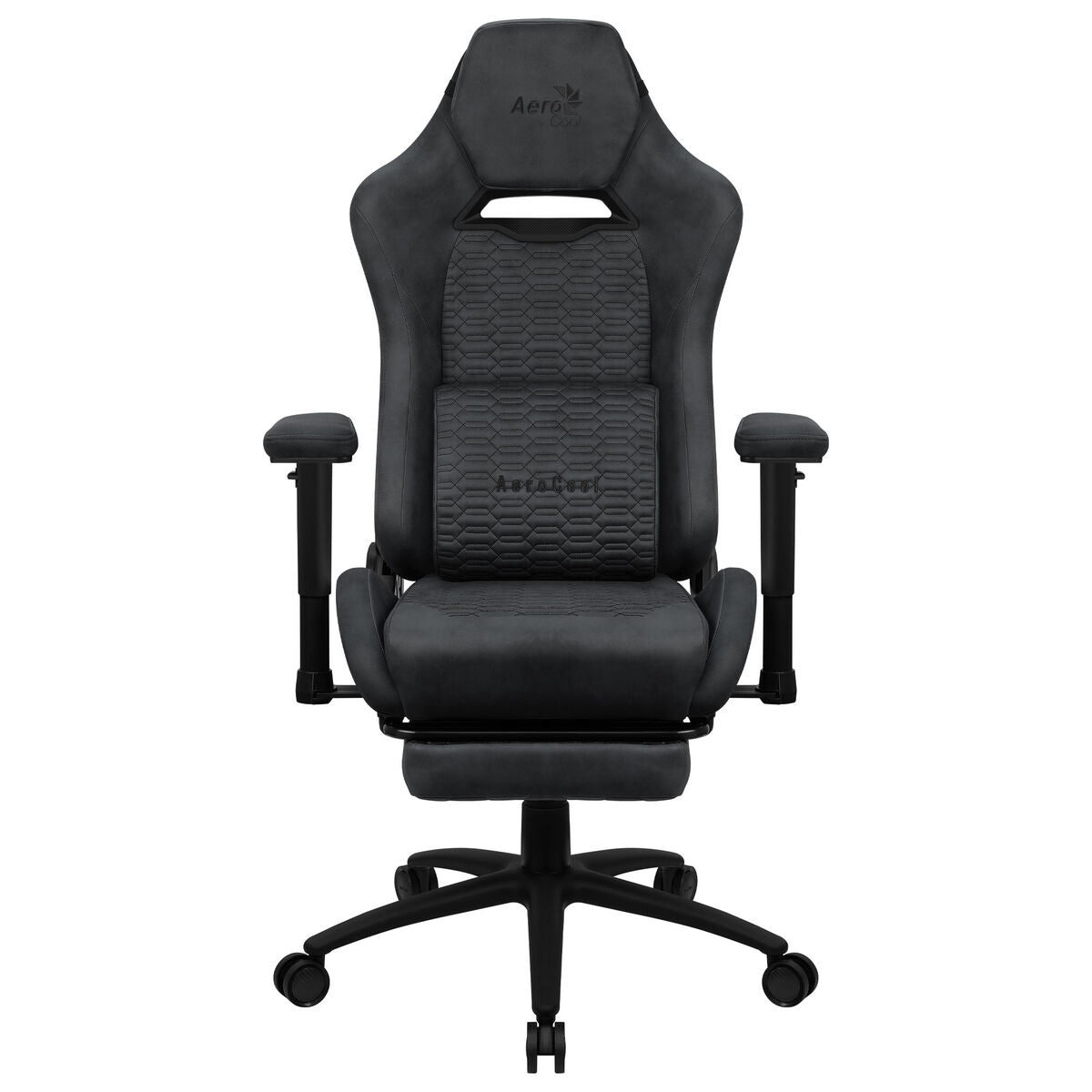 Aerocool Gaming-Stuhl Aerocool Royalslategr Schwarz Grau