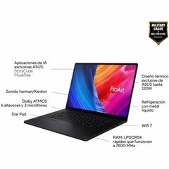 Asus Laptop Asus Proart P16 16&quot; 32 Gb Ram 1 Tb Ssd Nvidia Geforce Rtx 4070 Qwerty Spanisch