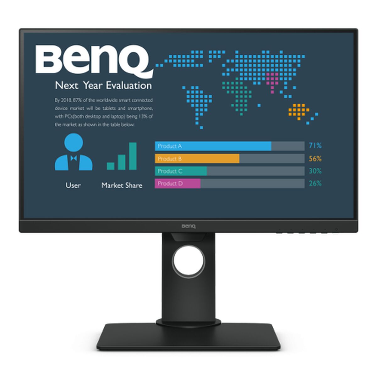 Benq Monitor Benq Bl2480T Full Hd 23,8&quot; Led