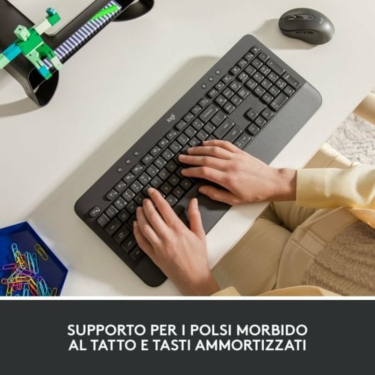 Logitech Tastatur Logitech 920-010915 Graphit Qwerty