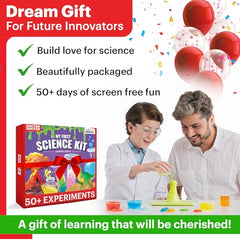 Doctor Jupiter My First Science Kit for Kids Ages 4-5-6-7-8-9-10-11-12 | Birthday Gift Ideas for 4+ Year Old Boys & Girls | STEM Learning & Educational Toys | 50+ Experiments Starter Science Series