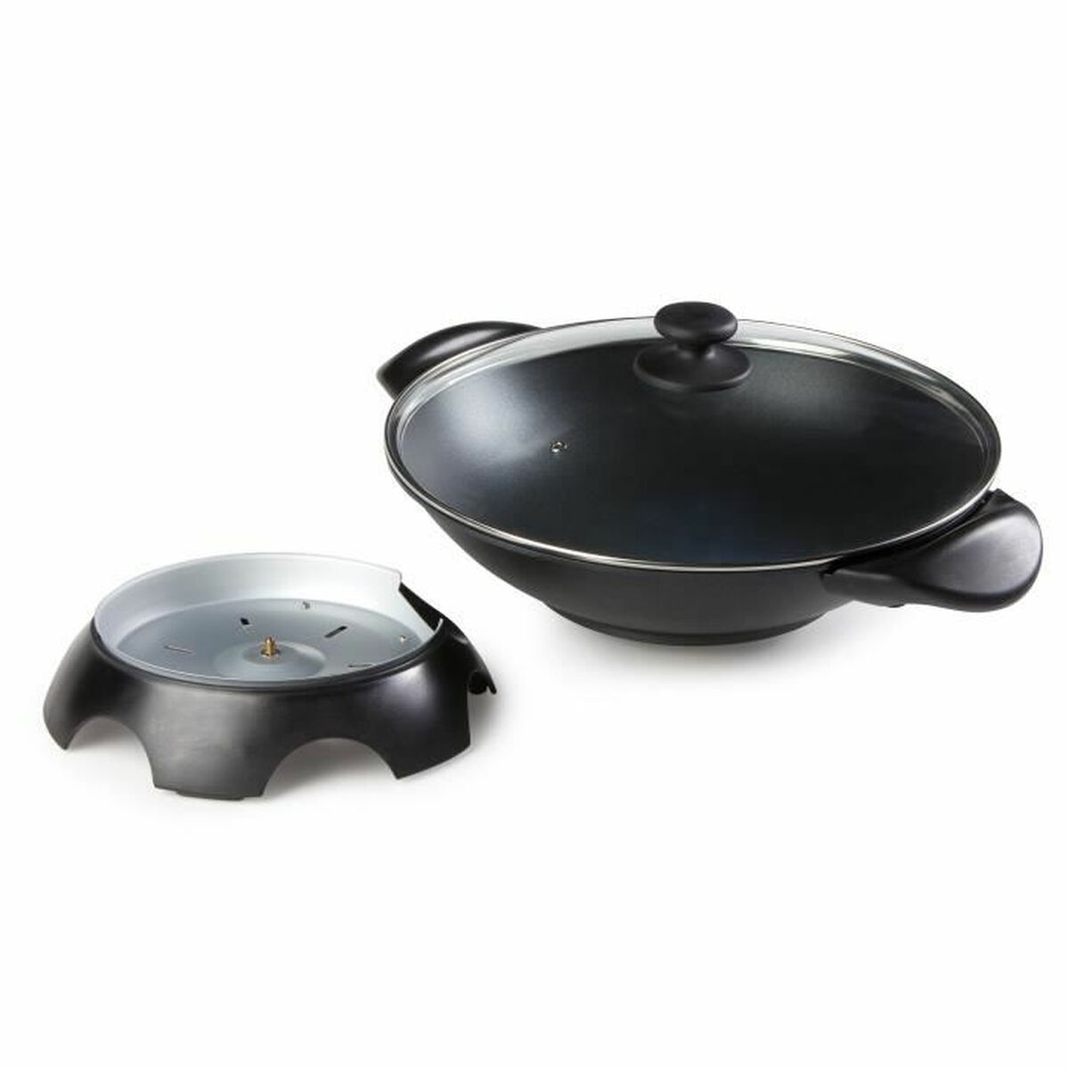 Domo Wok Pfanne Domo Do-8708W 2000 W 5 L Schwarz