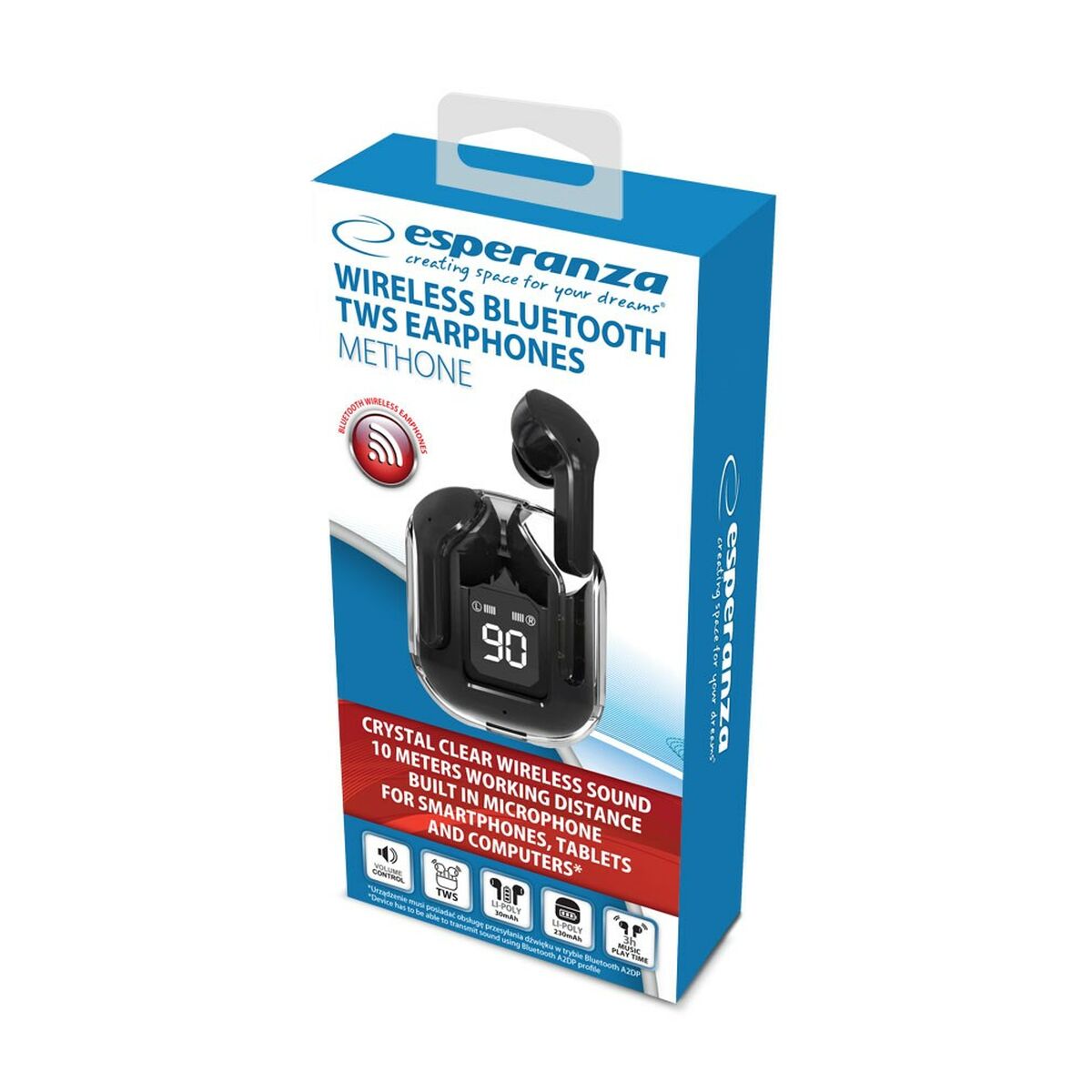 Esperanza Bluetooth In Ear Headset Esperanza Eh238K Schwarz