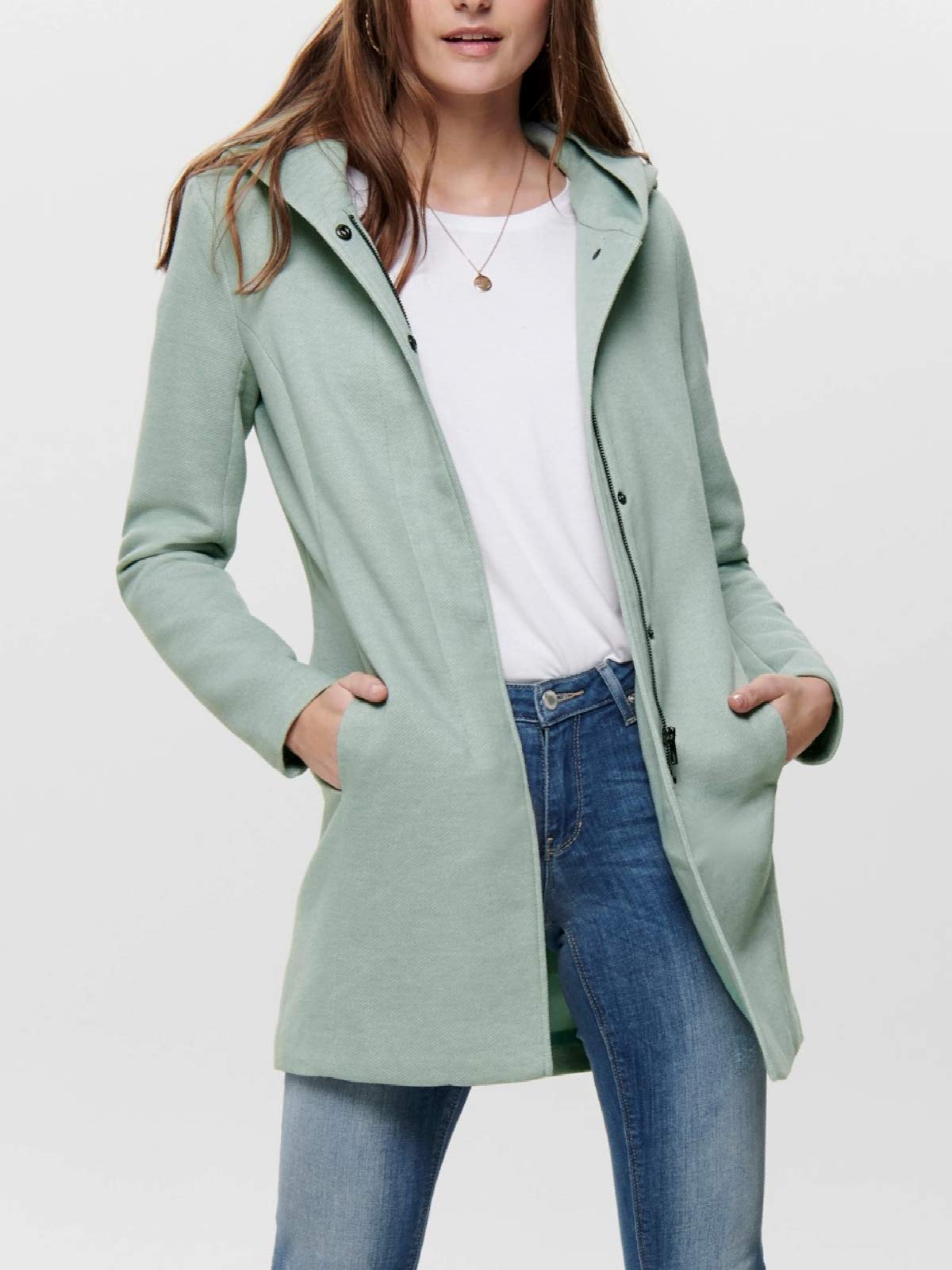 ONLY Damen ONLSEDONA LIGHT COAT OTW NOOS Jacke, Lichen, L