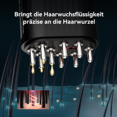 2-In-1 HaaröL Applikator Und Kopfhaut MassagebüRste Elektrisch, Kimairay Applikator Flasche Haare Scalp Massager, Haaröl Applikator für Minoxidil Rosmarinöl Haare