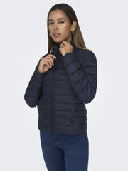 ONLY Damen ONLNEWTAHOE Quilted Jacket OTW Pufferjacket, Night Sky, L