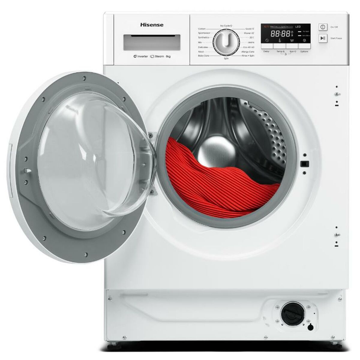 Hisense Waschmaschine Hisense Wf3M841Bwies 59,5 Cm 1400 Rpm 8 Kg