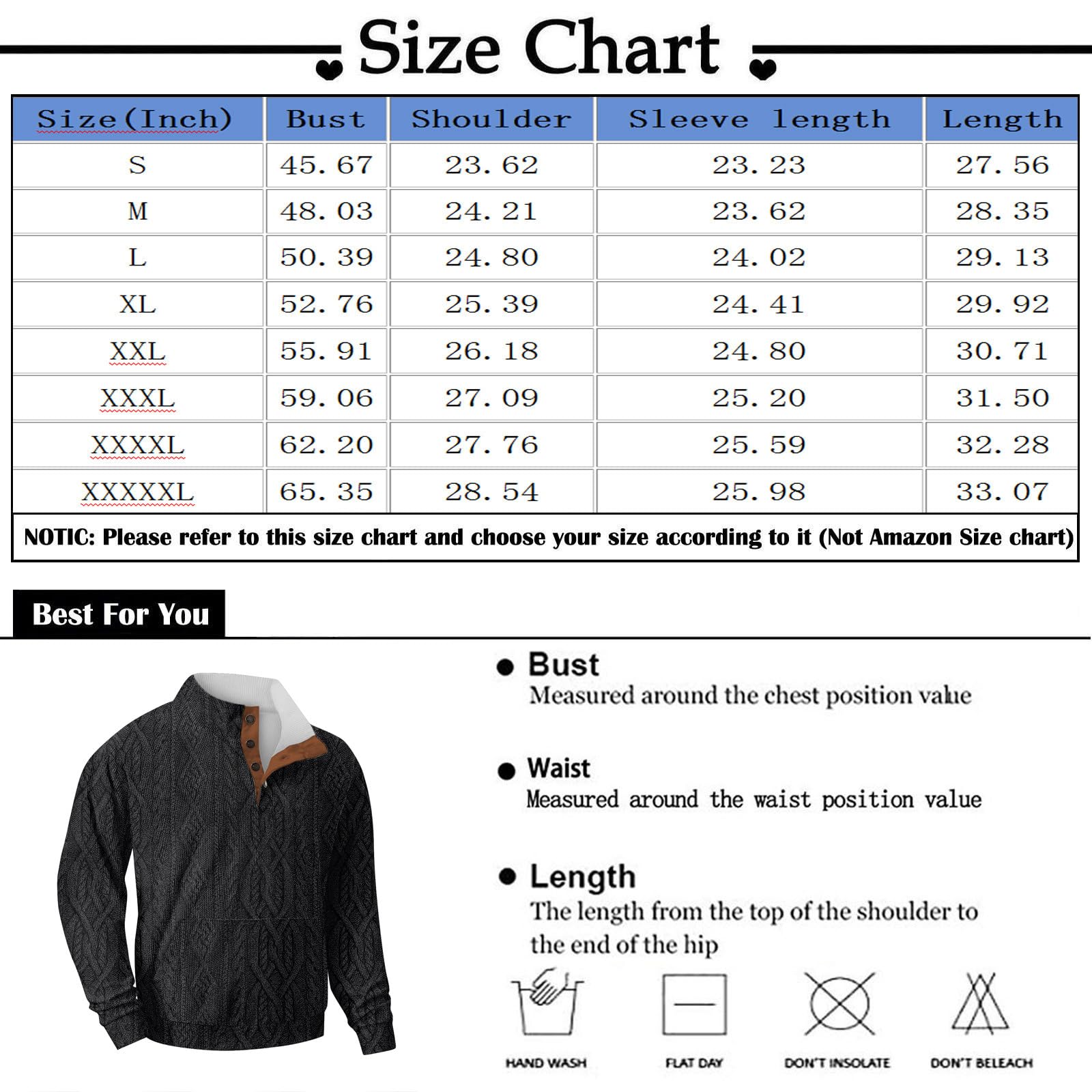 Winterkleidung für Männer Pullover mit Kragen für Männer Herren Casual Pullover Pullover mit Kragen für Männer Herren Freizeitpullover Herren Outdoor Casual Stand Kaschmir Braun 2XL