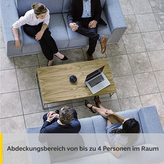 Jabra Speak 510 Lautsprecher — tragbarer Bluetooth-Lautsprecher, Konferenzlautsprecher — Anschluss an Laptops, Smartphones und Tablets — USB-Stecker, Schwarz