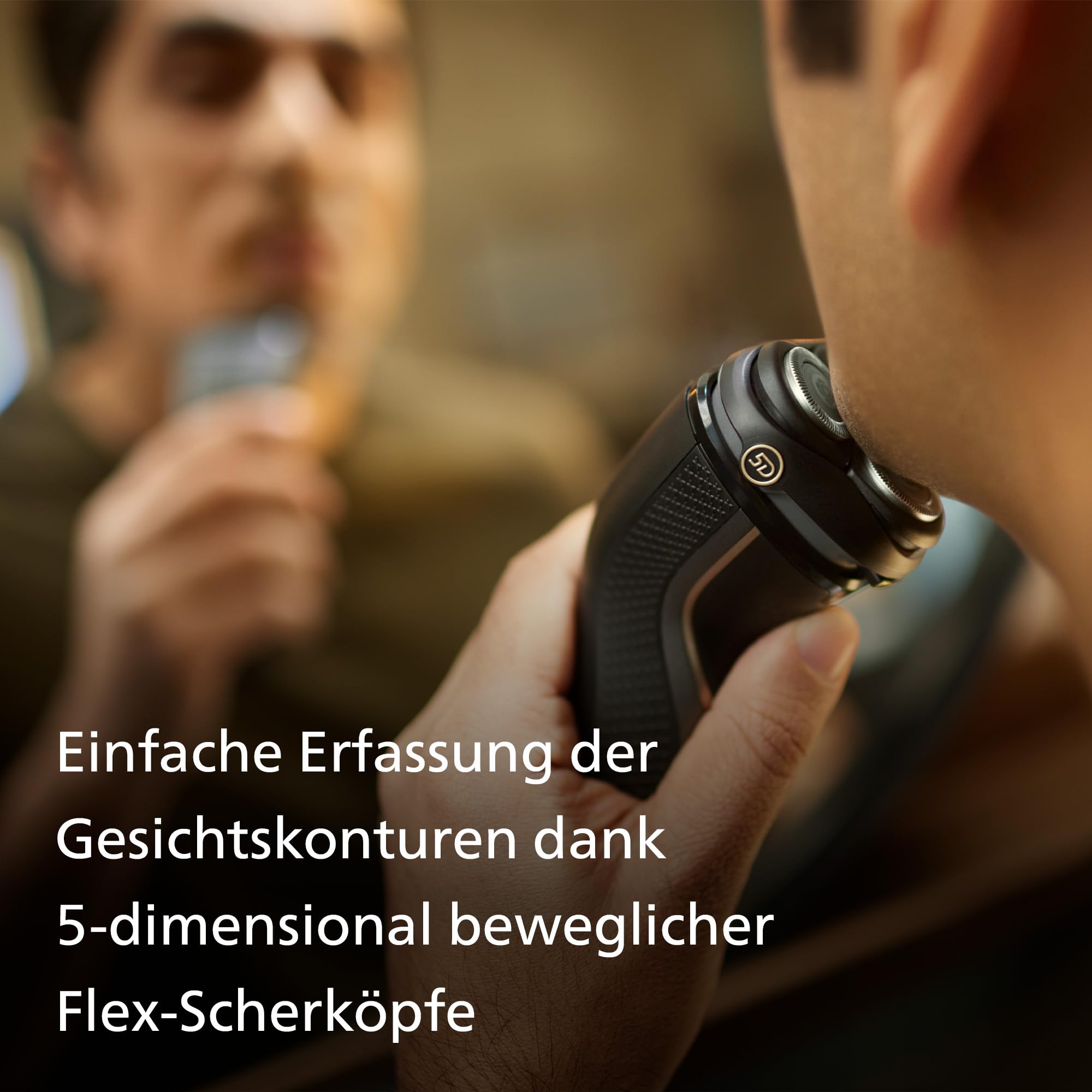 Philips Shaver Series 3000 – Elektrischer Nass- und Trockenrasierer für Männer in Schwarz, mit SkinProtect-Technologie, ausklappbarem Bartschneider, Ladestation und Reisetasche (Modell S3342/13)