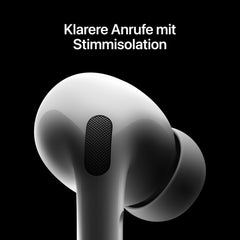 Apple AirPods Pro 2 Kabellose In‑Ear Kopfhörer, Bluetooth Kopfhörer, Aktive Geräuschunterdrückung, Hörhilfefunktion, Transparenzmodus, Personalisiertes 3D Audio, Hi-Fi Sound, H2 Chip, Laden über USB-C