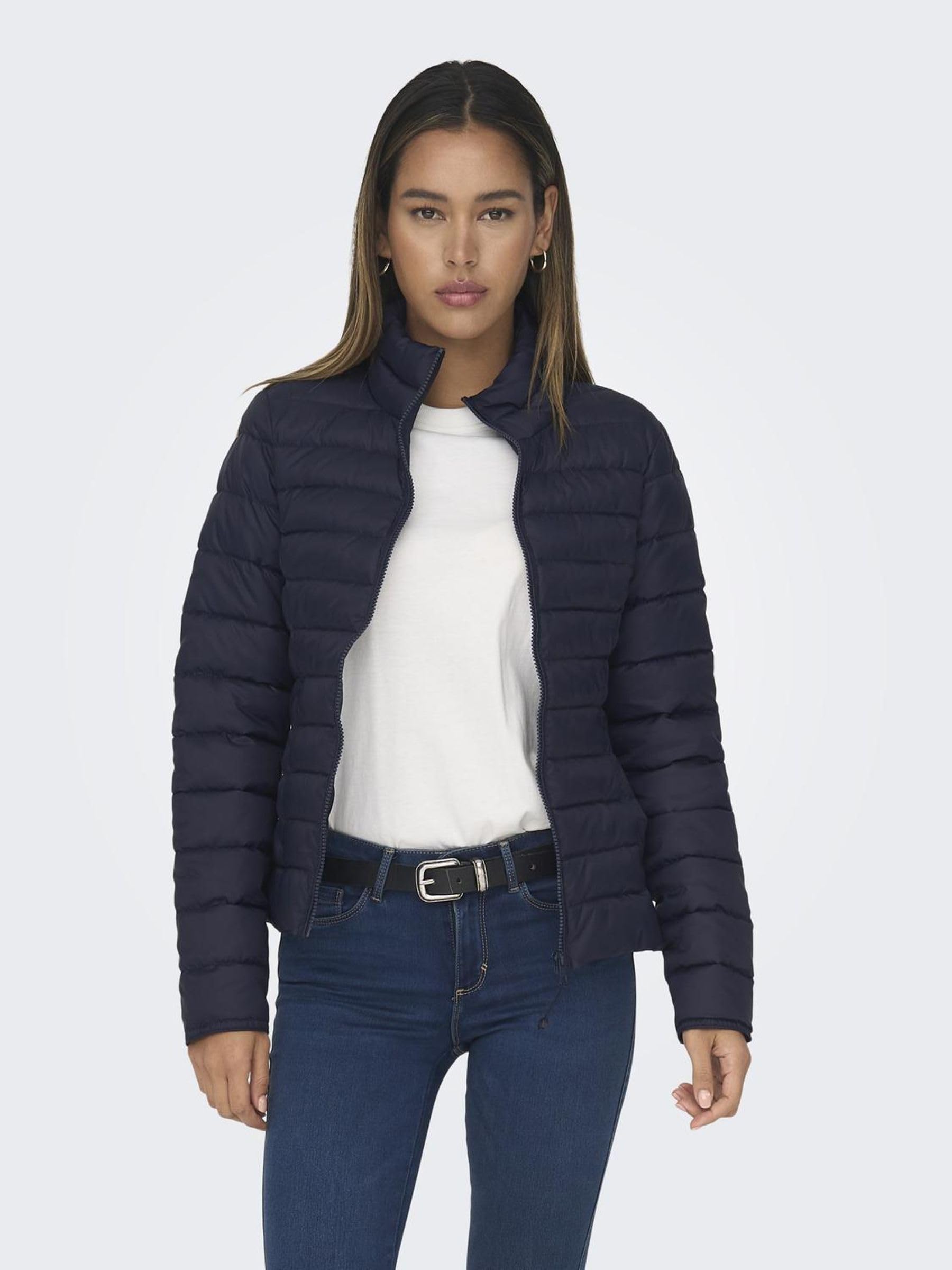 ONLY Damen ONLNEWTAHOE Quilted Jacket OTW Pufferjacket, Night Sky, L