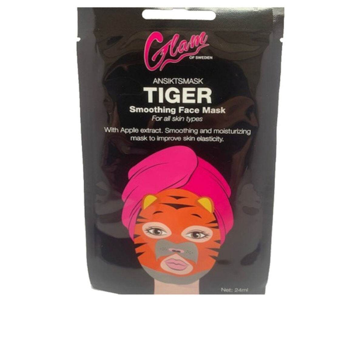 Glam Of Sweden Feuchtigkeitsspendend Gesichtsmaske Glam Of Sweden H01498 Tiger (24 Ml)