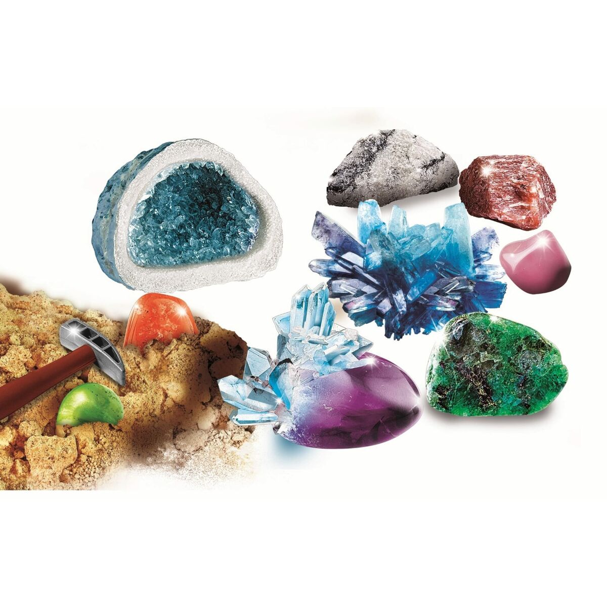 Clementoni Wissenschaftsspiel Clementoni Crystals And Gemstones