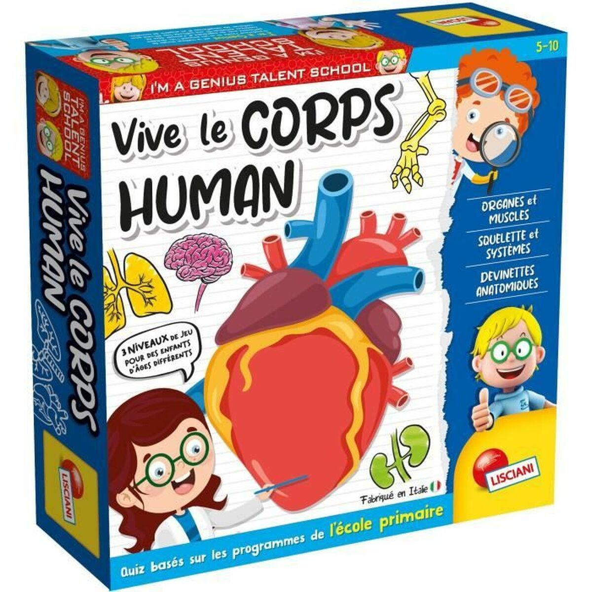 Lisciani Giochi Wissenschaftsspiel Lisciani Giochi A Game About The Human Body (Fr)