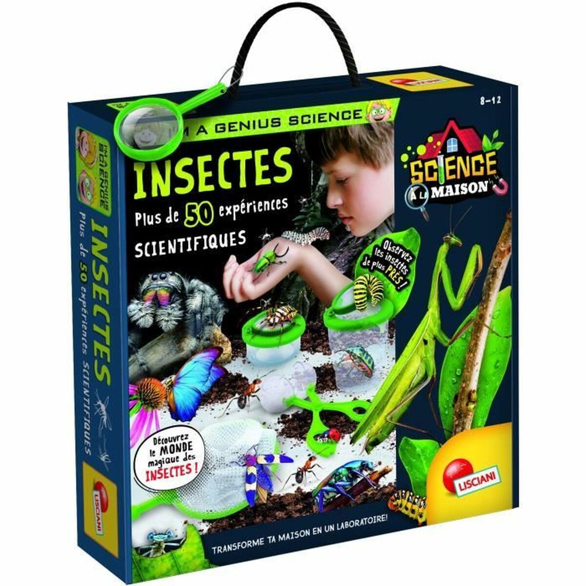 Lisciani Giochi Wissenschaftsspiel Lisciani Giochi Génius Science Scientific Game Insects (Fr)