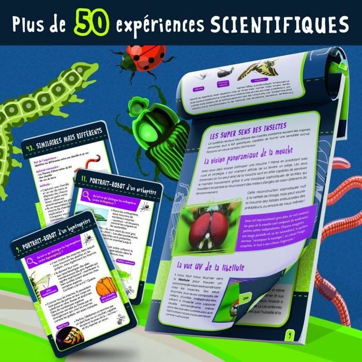 Lisciani Giochi Wissenschaftsspiel Lisciani Giochi Génius Science Scientific Game Insects (Fr)