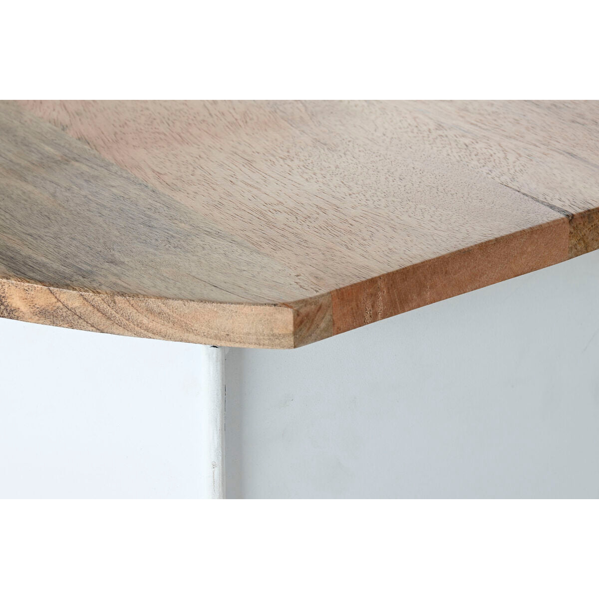 Home Esprit Beistellmöbel Home Esprit Weiß Braun Türkis Kristall Eisen Mango-Holz 157 X 52 X 90 Cm