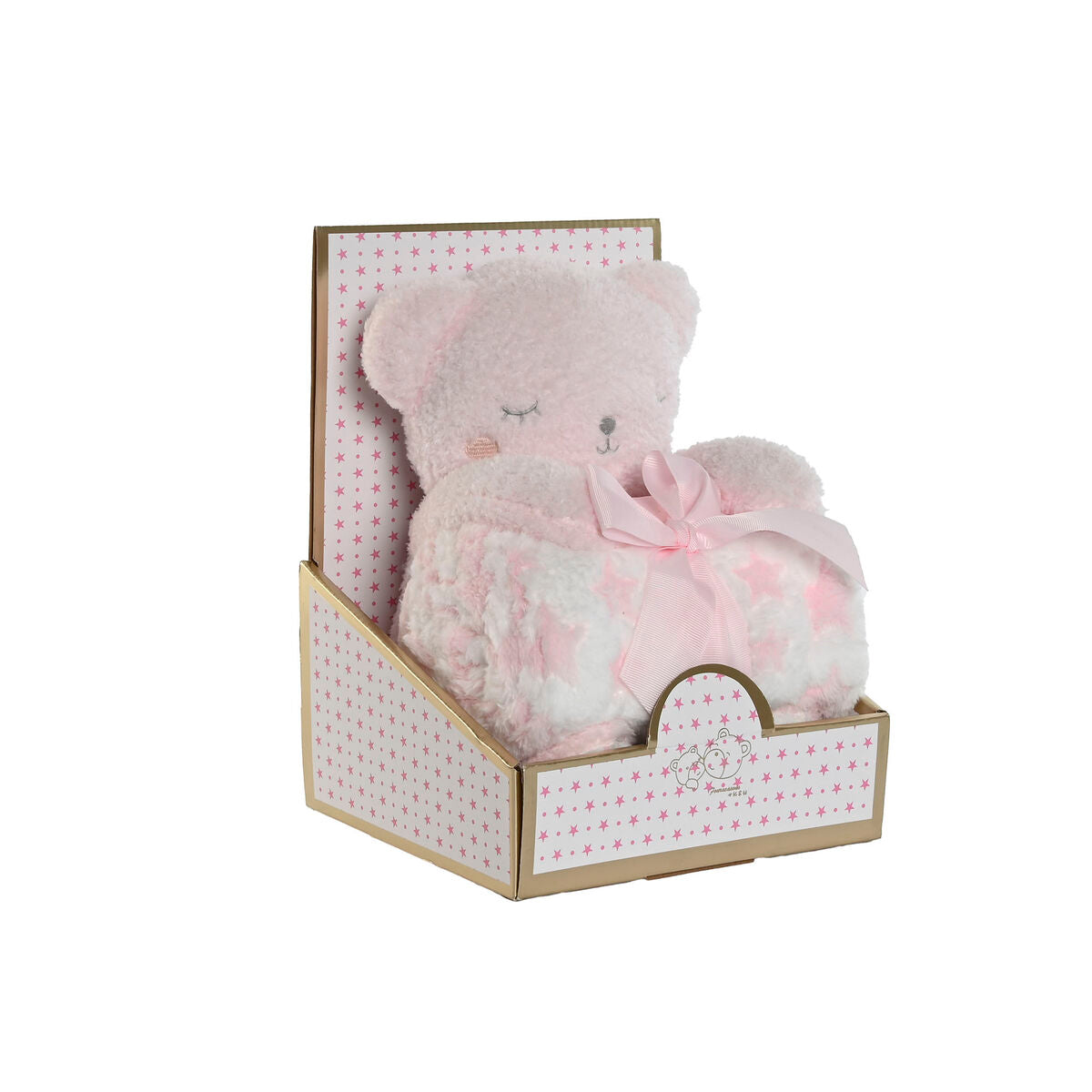 Home Esprit Baby-Geschenk-Set Home Esprit Blau Beige Rosa Polyester (3 Stück)