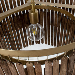 Alexandra House Living Deckenlampe Alexandra House Living Braun Metall