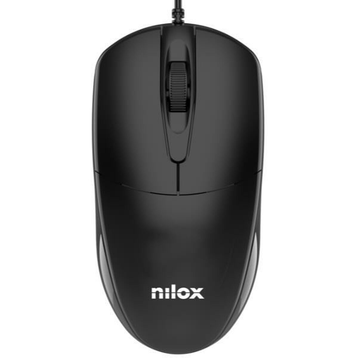 Nilox Mouse Nilox Mousb1012 Schwarz 1200 Dpi