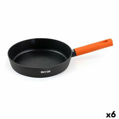 Quttin Pfanne Quttin Gastro Schwarz Orange 43 X 25 X 5 Cm (6 Stück)