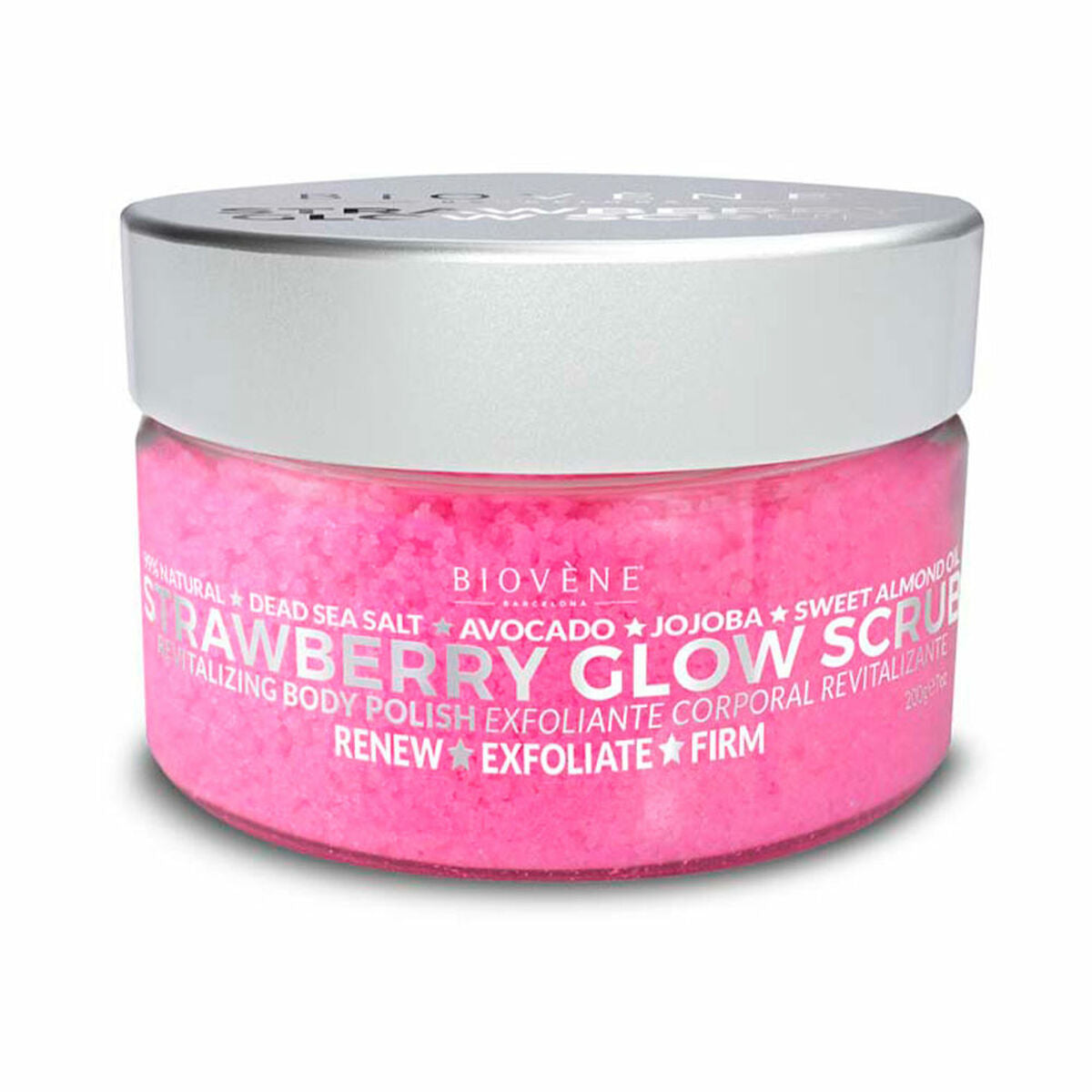 Biovène Körpercreme Biovène Strawberry Glow Scrub 200 G