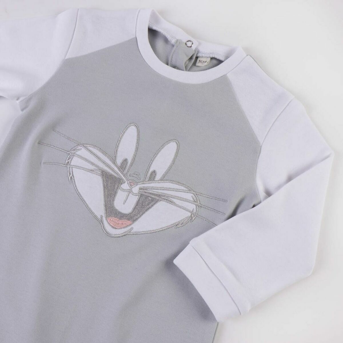 Looney Tunes Langarm Strampelanzug Looney Tunes Grau