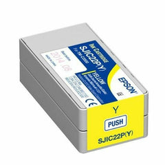 Epson Original Tintenpatrone Epson Sjic22P(Y): Ink Cartridge For Colorworks C3500 (Yellow)