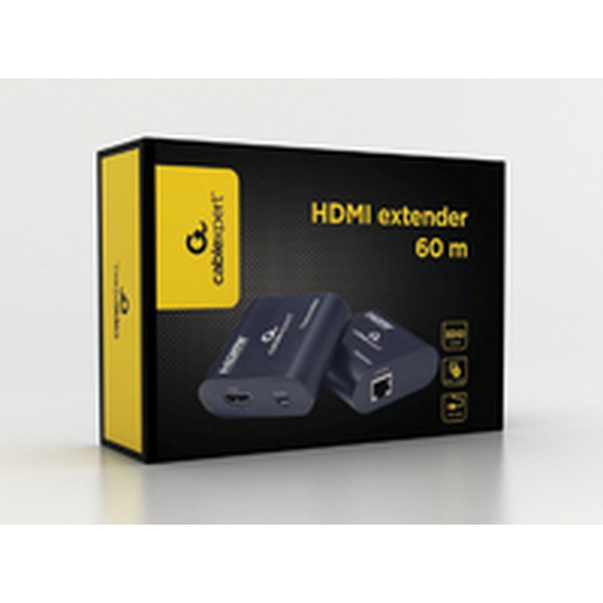 Gembird Steckdosenleiste Mit 4 Steckdosen Ohne Schalter Gembird Dex-Hdmi-03 Schwarz