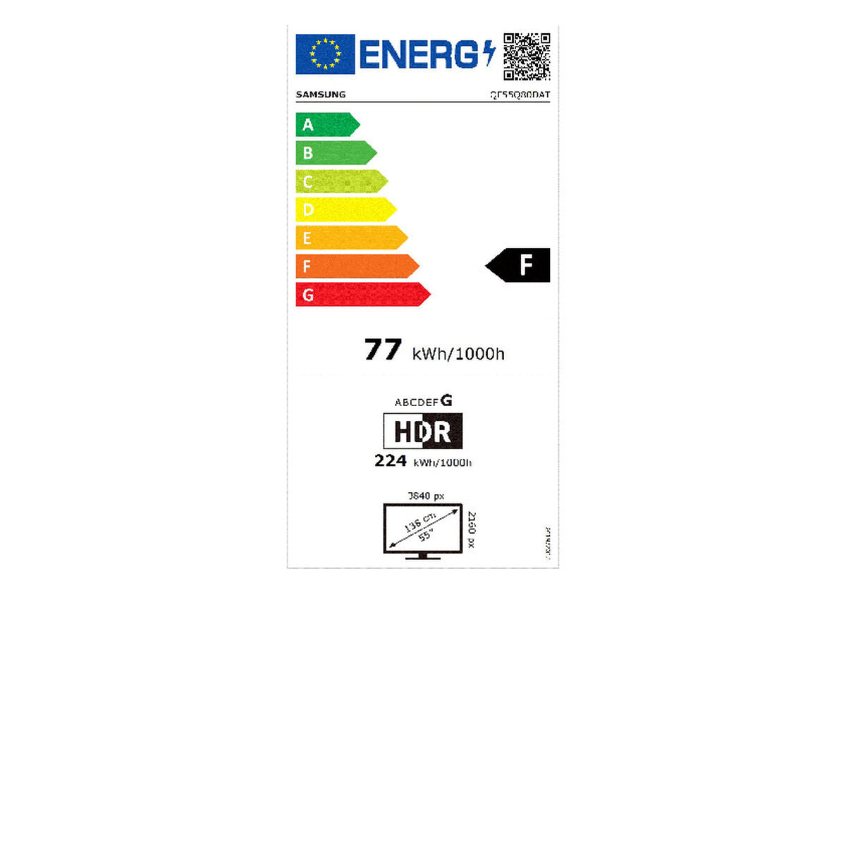 Samsung Smart Tv Samsung Qe55Q80Datxxh 4K Ultra Hd 55&quot; Hdr Qled Direct-Led