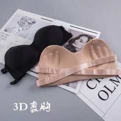 3D sexy Dessous nahtlosen Sport-BH u Typ rücken freie träger lose Top-BH Push-up Bra lette Büstenhalter Frauen Unterwäsche yj2002