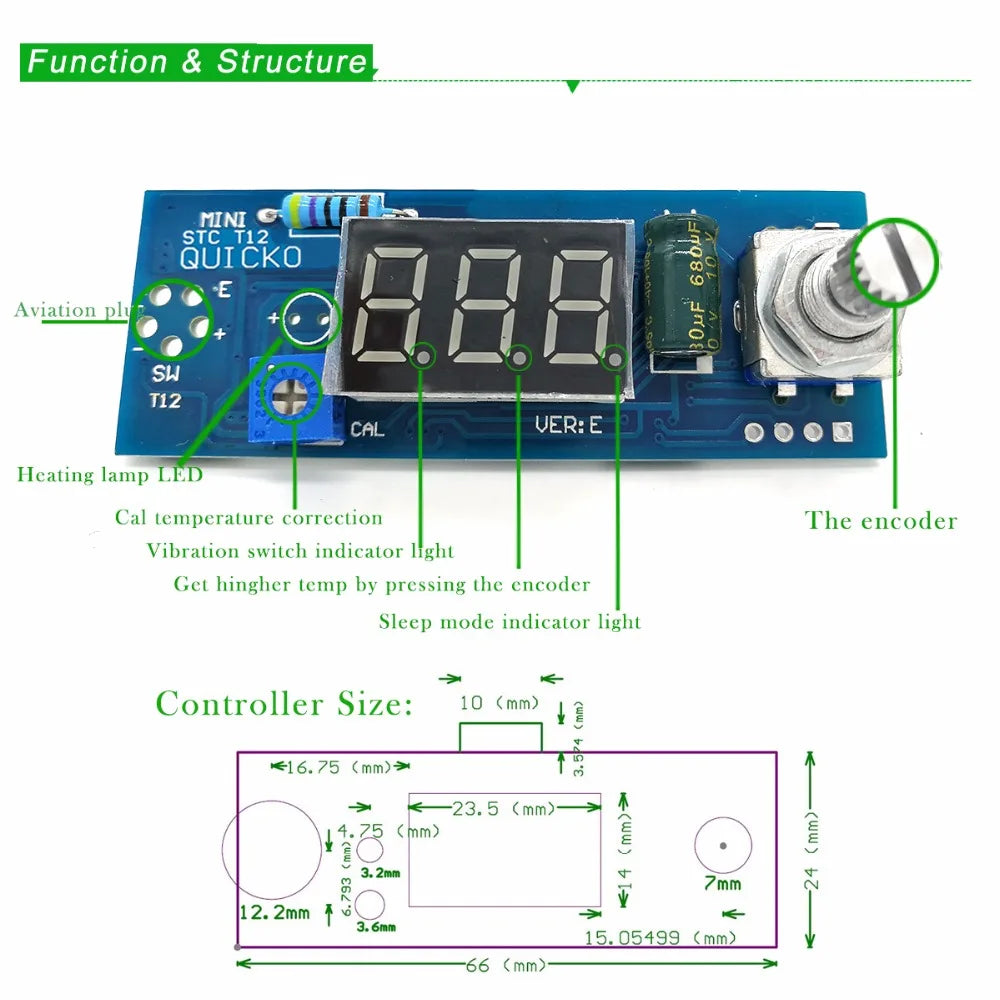 Elektrische Einheit LED Digital Lötkolben Station Temperatur Controller DIY Kits verwenden für HAKKO T12 Griff vibration schalter tipps