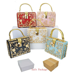 Box Designer abend tasche diamant blume Kupplung Tasche hohl relief Acryl luxus handtasche bankett partei geldbörse frauen Schulter tasche