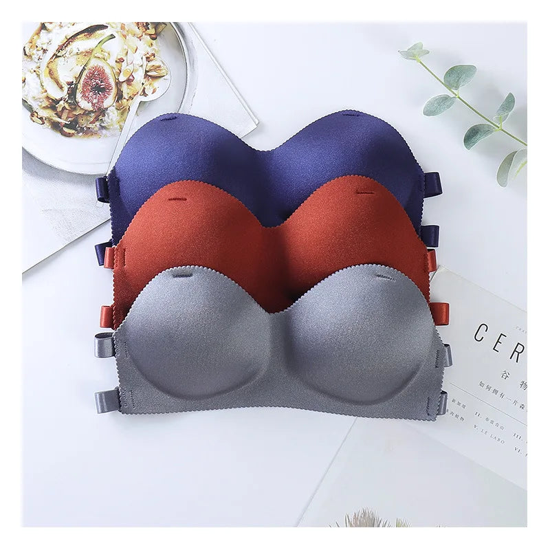 3D sexy Dessous nahtlosen Sport-BH u Typ rücken freie träger lose Top-BH Push-up Bra lette Büstenhalter Frauen Unterwäsche yj2002