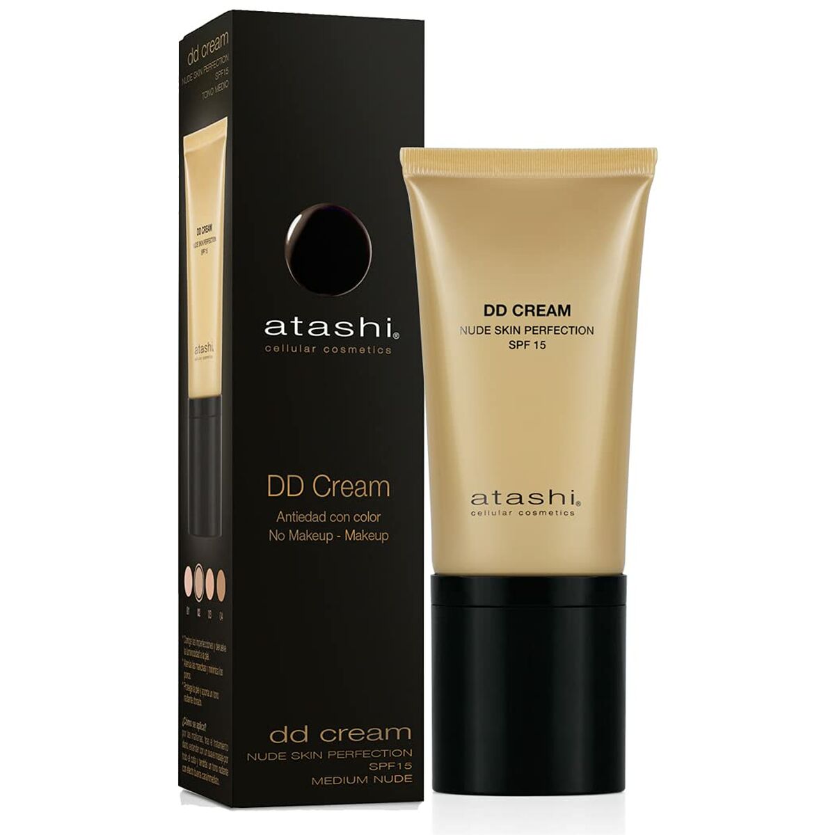 Atashi Sonnenschutz Mit Farbe Atashi Pt0905Es0007 Dd Creme Spf 15 Mittel 50 Ml