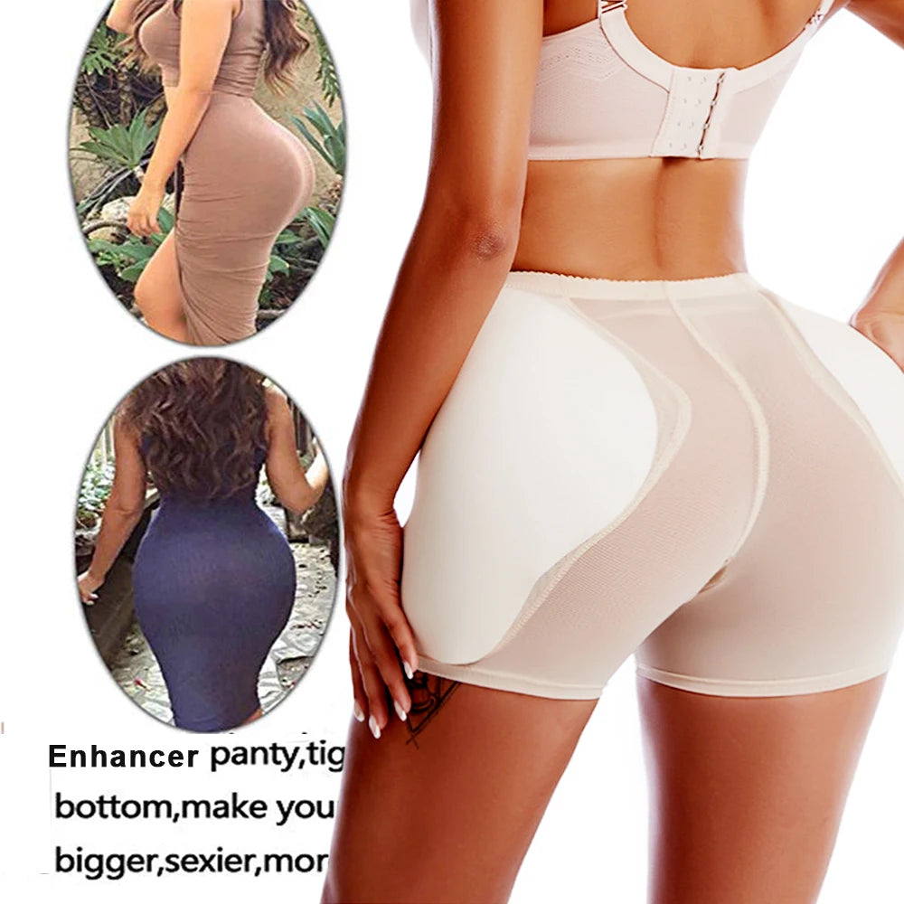 Big Ass Schwamm Padded Panty Sexy Kolben-heber Gefälschte Ass Booty Hüfte Enhancer Taille Trainer Steuer Höschen Pads Gesäß Körper former