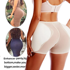 Big Ass Schwamm Padded Panty Sexy Kolben-heber Gefälschte Ass Booty Hüfte Enhancer Taille Trainer Steuer Höschen Pads Gesäß Körper former