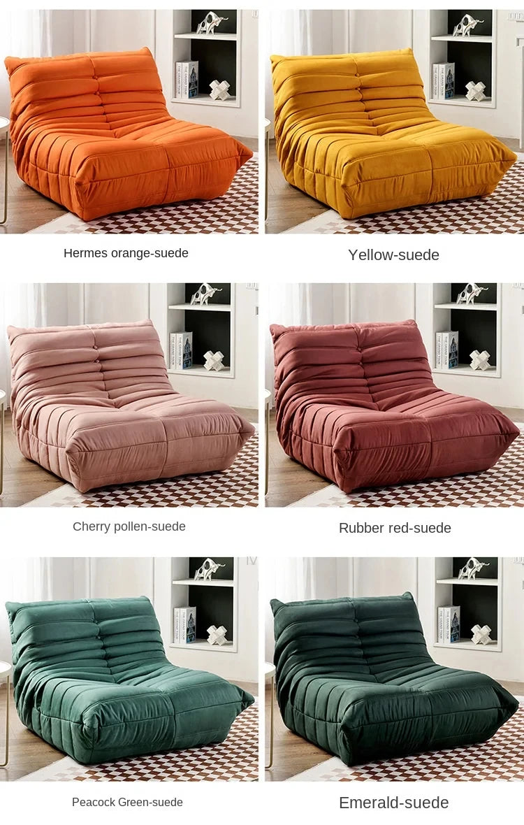 Nordic Einzel Sofa Faul Tatami Wohnzimmer Schlafzimmer Gaming Sofa Einzigen Raupe Home Möbel