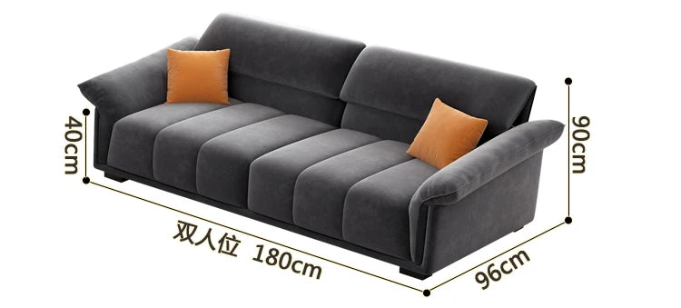 Luxuriöses europäisches Sofa für Wohnzimmer, minimalistisches modulares Sofa, bequeme Lounge, Divano Soggiorno Di Lusso, Raumdekoration