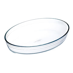 Ô Cuisine Ofenschüssel Ô Cuisine Ocuisine Vidrio Durchsichtig Glas Oval 35 X 25 X 7 Cm (6 Stück)