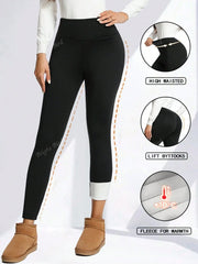 ChrLeisure Samt Winter Leggings Frauen hohe Taille dünne Mode lässig dicke Leggings bequeme klassische Arbeit Winter hose