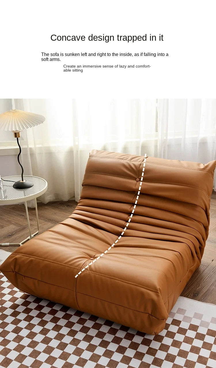 Nordic Einzel Sofa Faul Tatami Wohnzimmer Schlafzimmer Gaming Sofa Einzigen Raupe Home Möbel